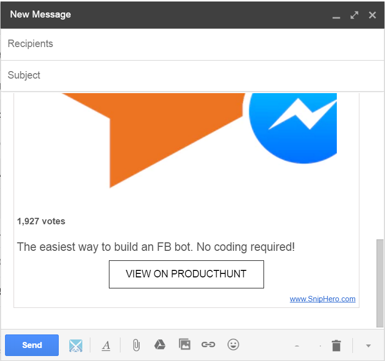SnipHero for Gmail gallery image