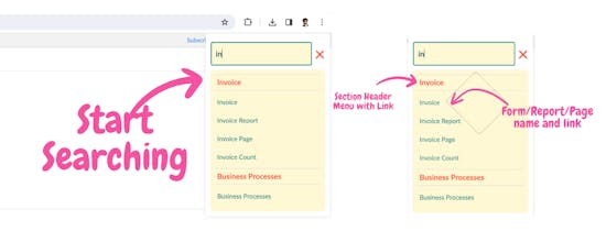 Zoho Creator Menu Search gallery image