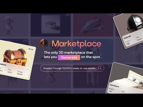 AI-powered 3D Marketplace gallery image