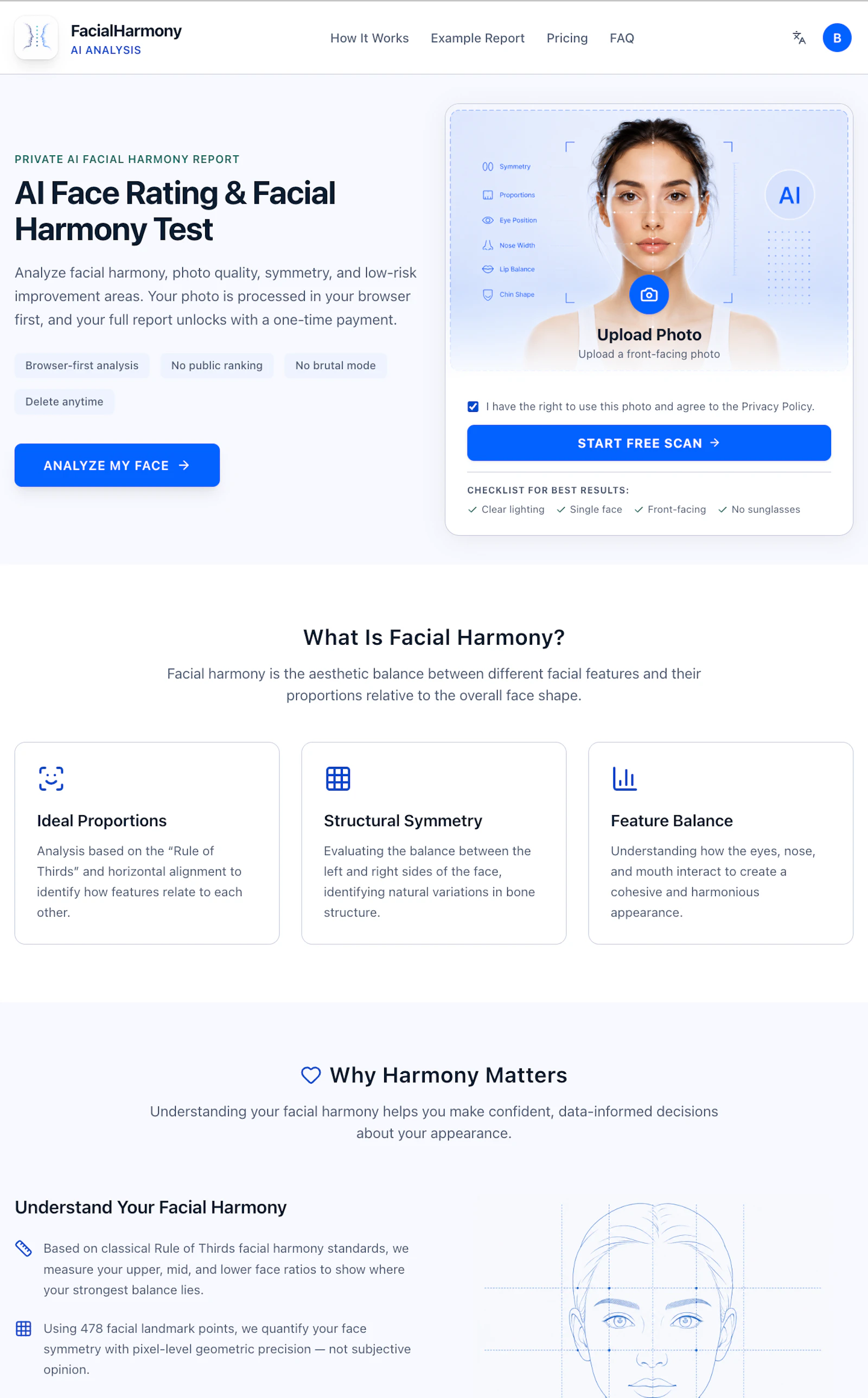 facial harmony ai screenshot 1