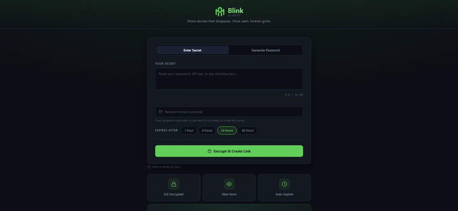 Blink screenshot 1