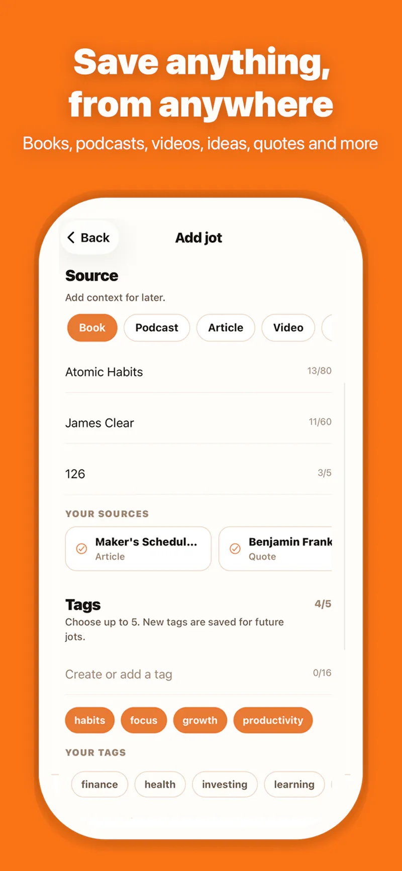 Jotter: Remember What Matters screenshot 5