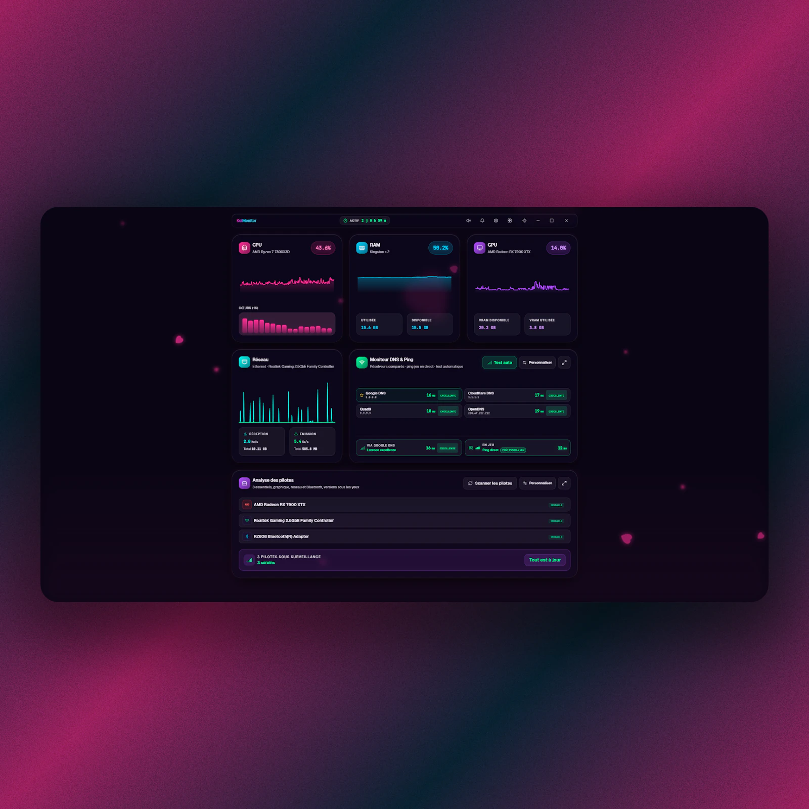 Koi-Monitor screenshot 1