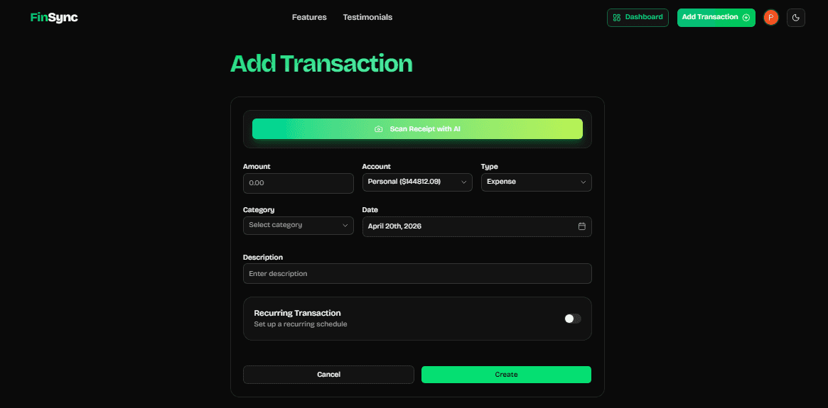 FinSync gallery image