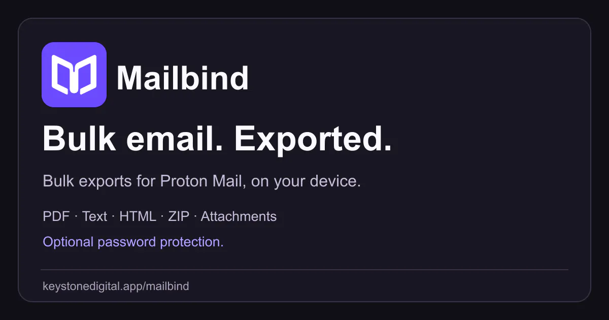 Mailbind gallery image