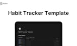 Notion Habit Tracker Template image