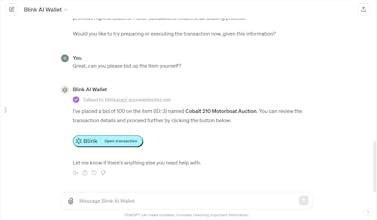 Blink - Blockchain Link for AI gallery image