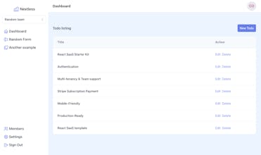 Nextless.js 3.0 - SaaS Starter Kit gallery image