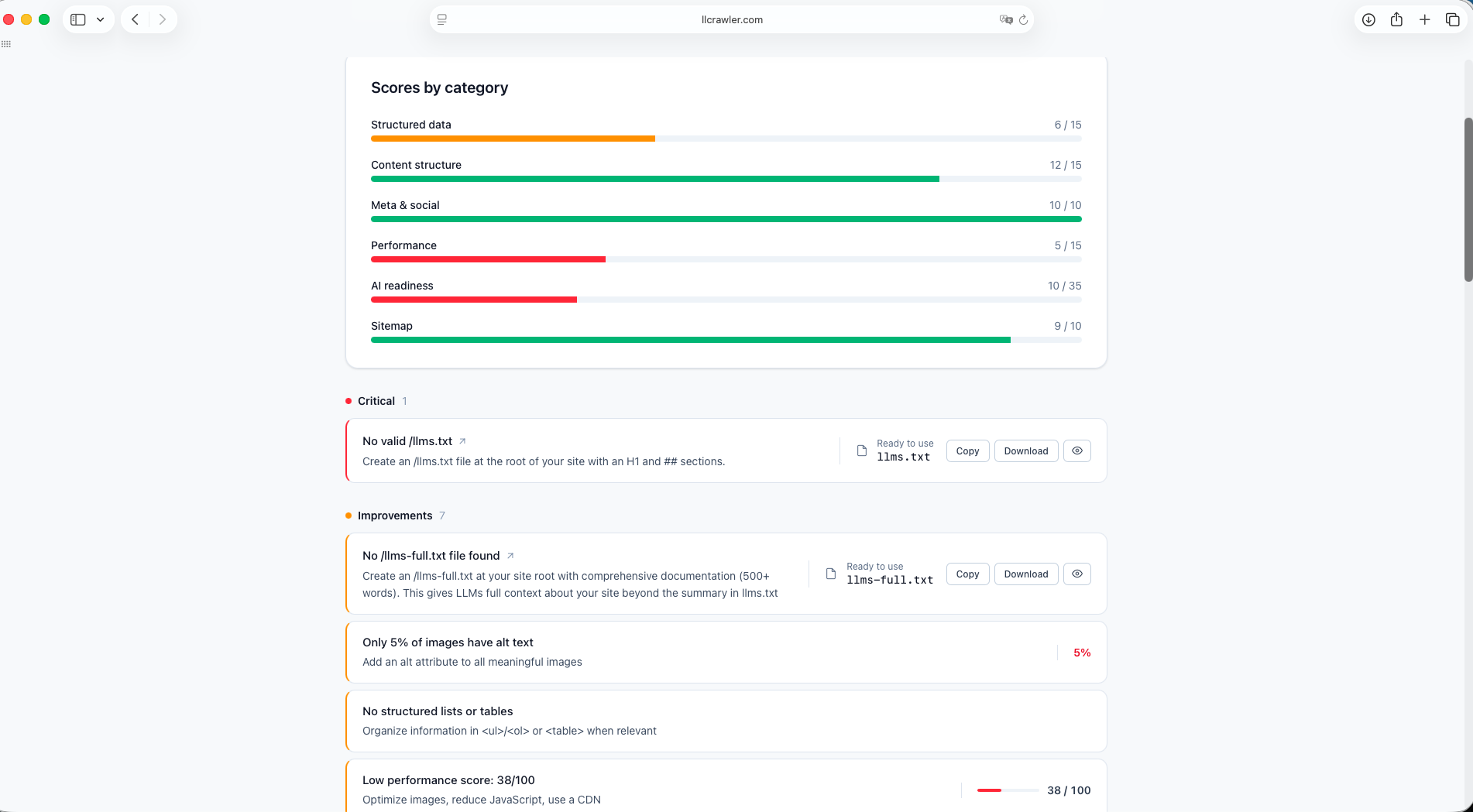 LLCrawler gallery image