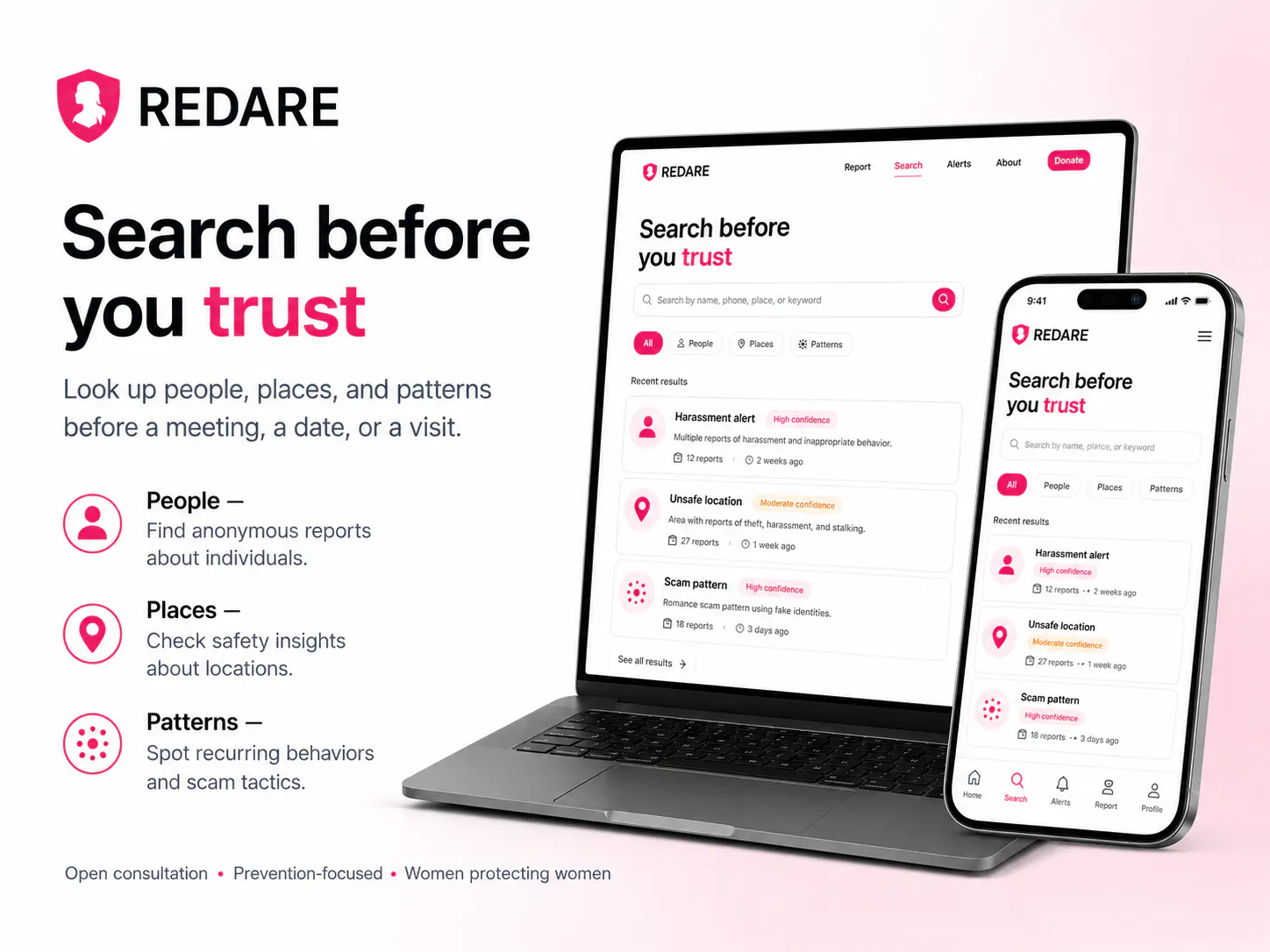 REDARE: Women Safety Alerts gallery image