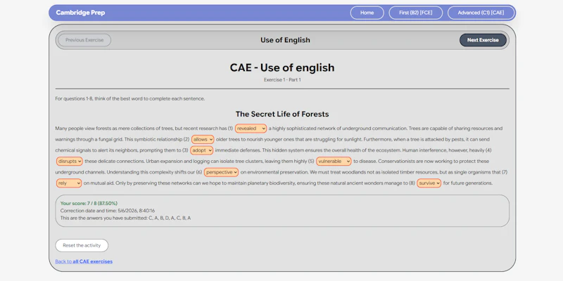 Cambridge Prep screenshot 6