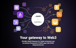 Grindery Web3 Gateway for Zapier media 1
