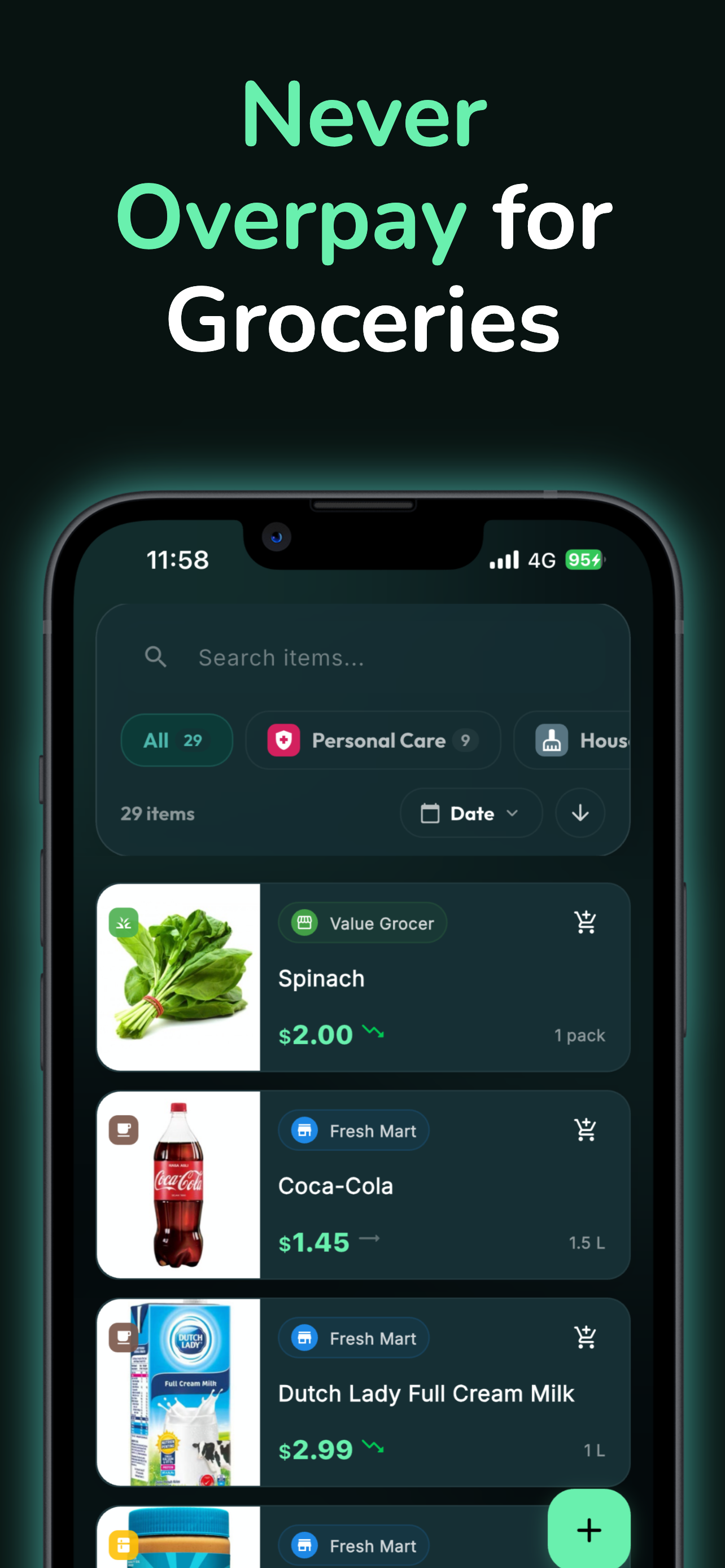 Price Note — Grocery Tracker gallery image