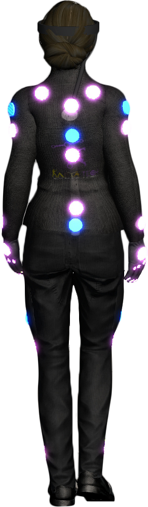 HoloSuit - Full Body/Hands Motion Tracker with Haptic Exciter/ Universal XR Controller! gallery image