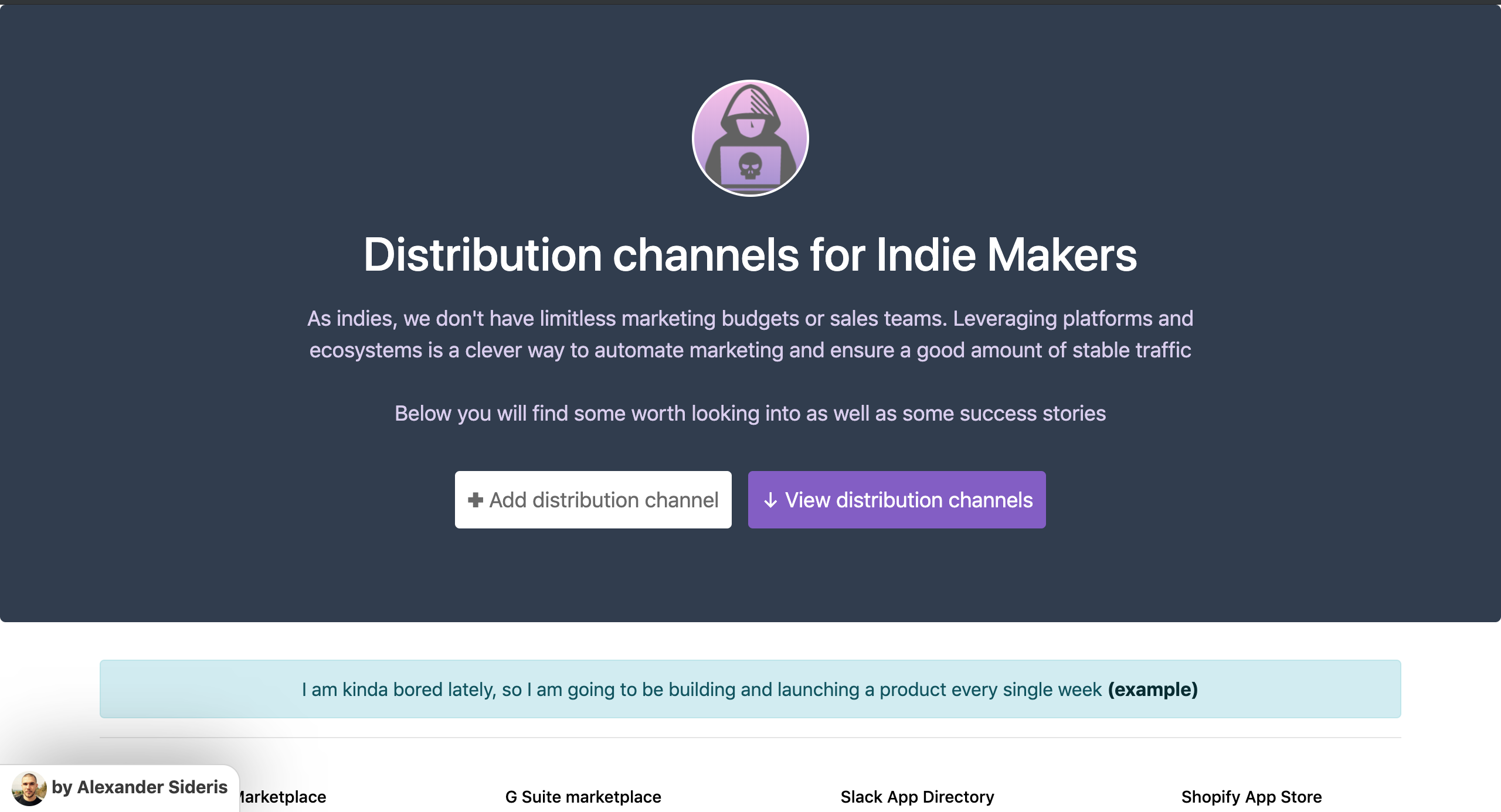 Indie Channels Image