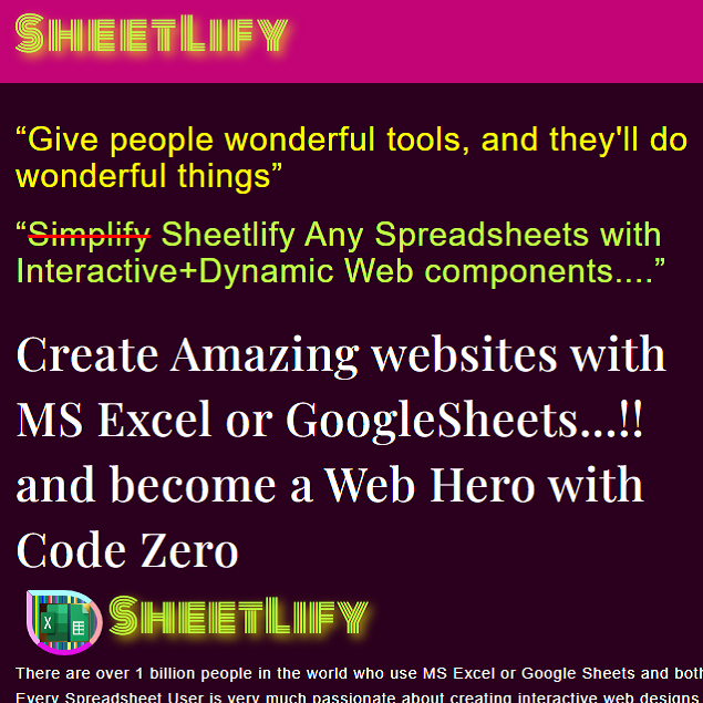 SheetLify