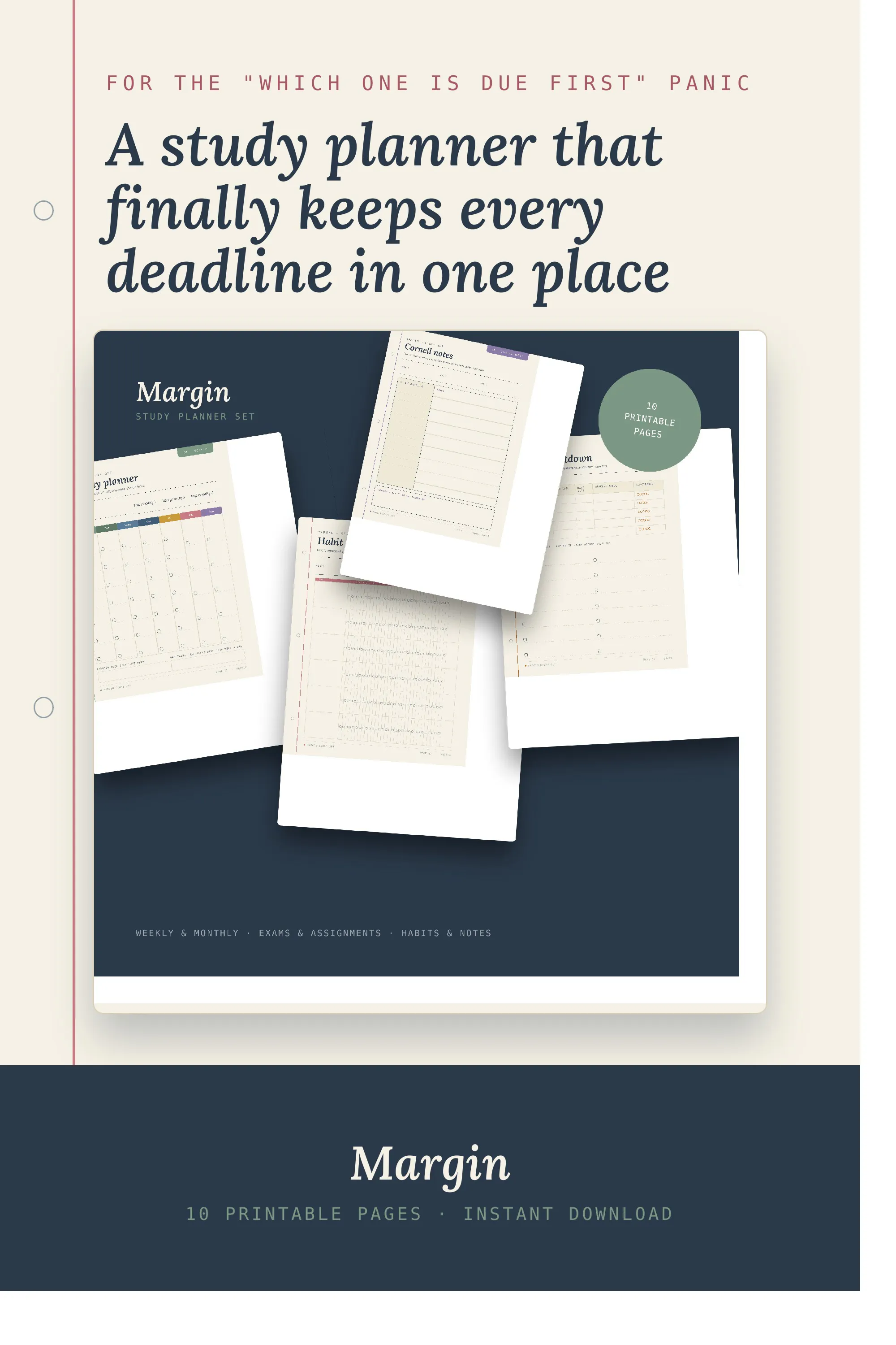 Margin The Study Planner gallery image