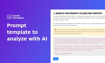 Income Statement Generator gallery image