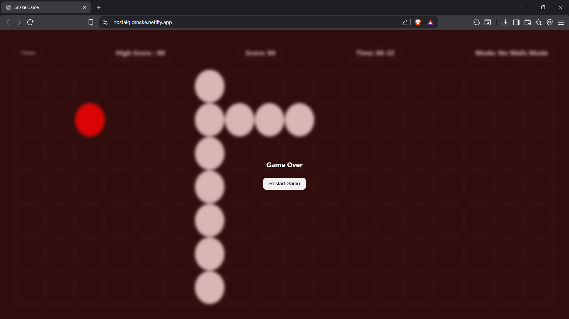 Nostalgic Snake  - Screenshot 3 showing product features and functionality