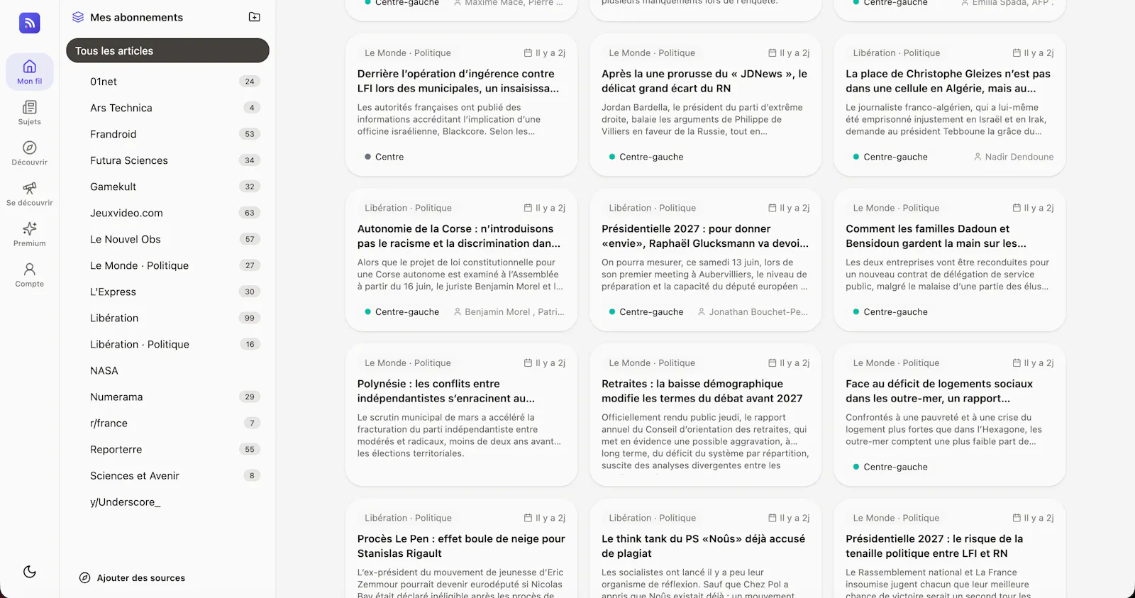 Feedwise screenshot 3