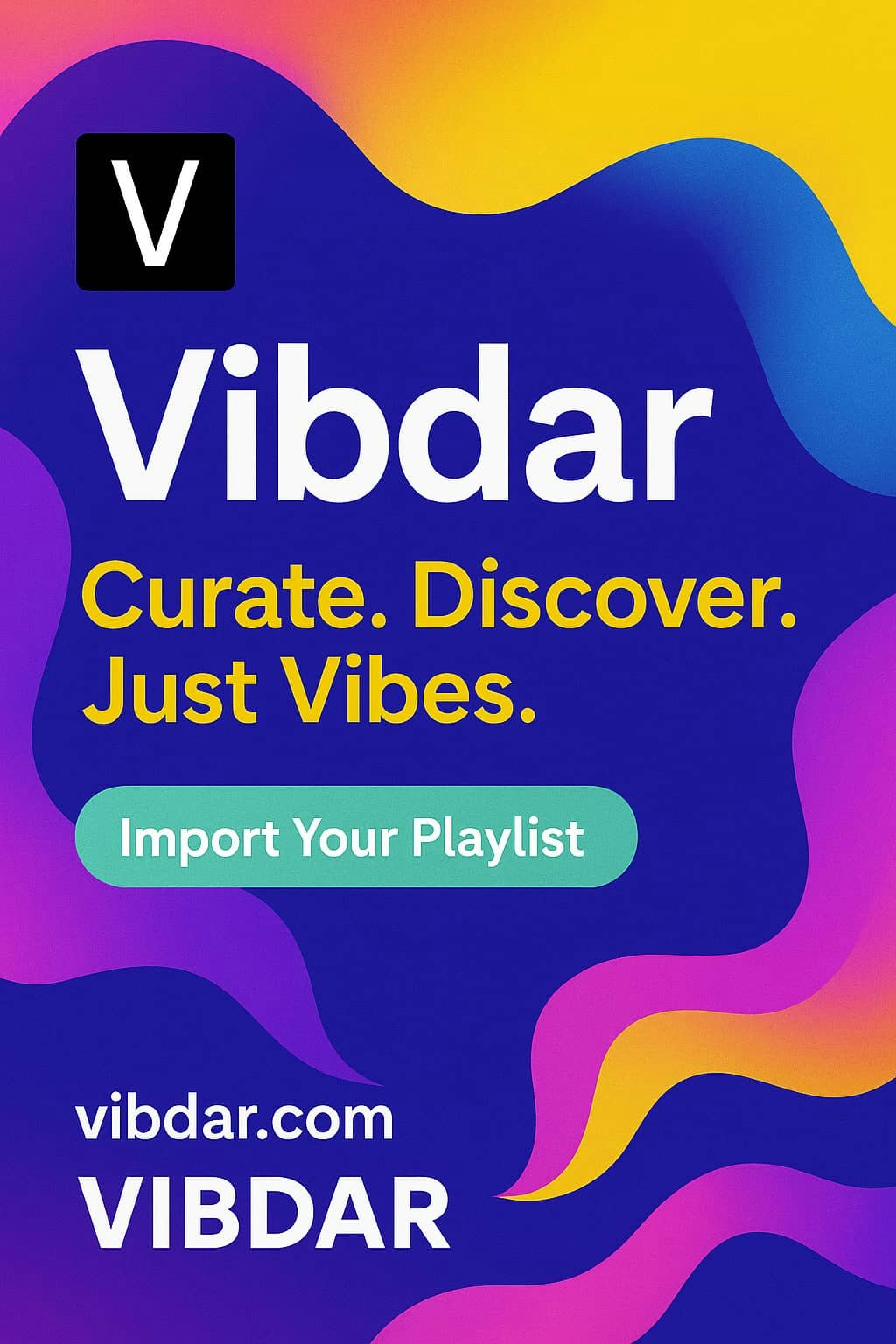 Vibdar - поделиться плейлистом с миром - Нет алгоритма.Нет входа в систему.Просто вибрации. медиа 2