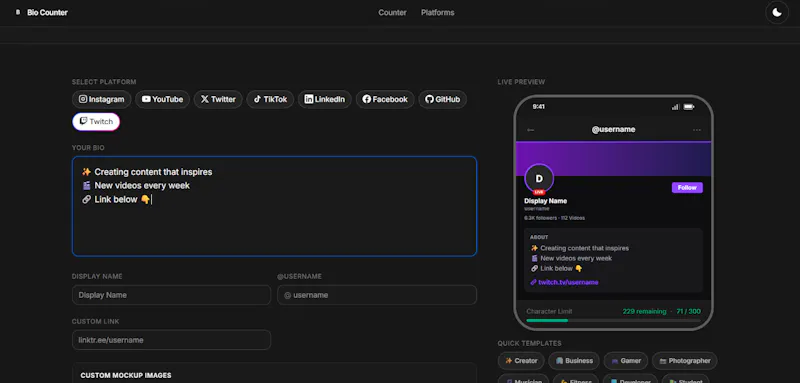 Bio Counter screenshot 3