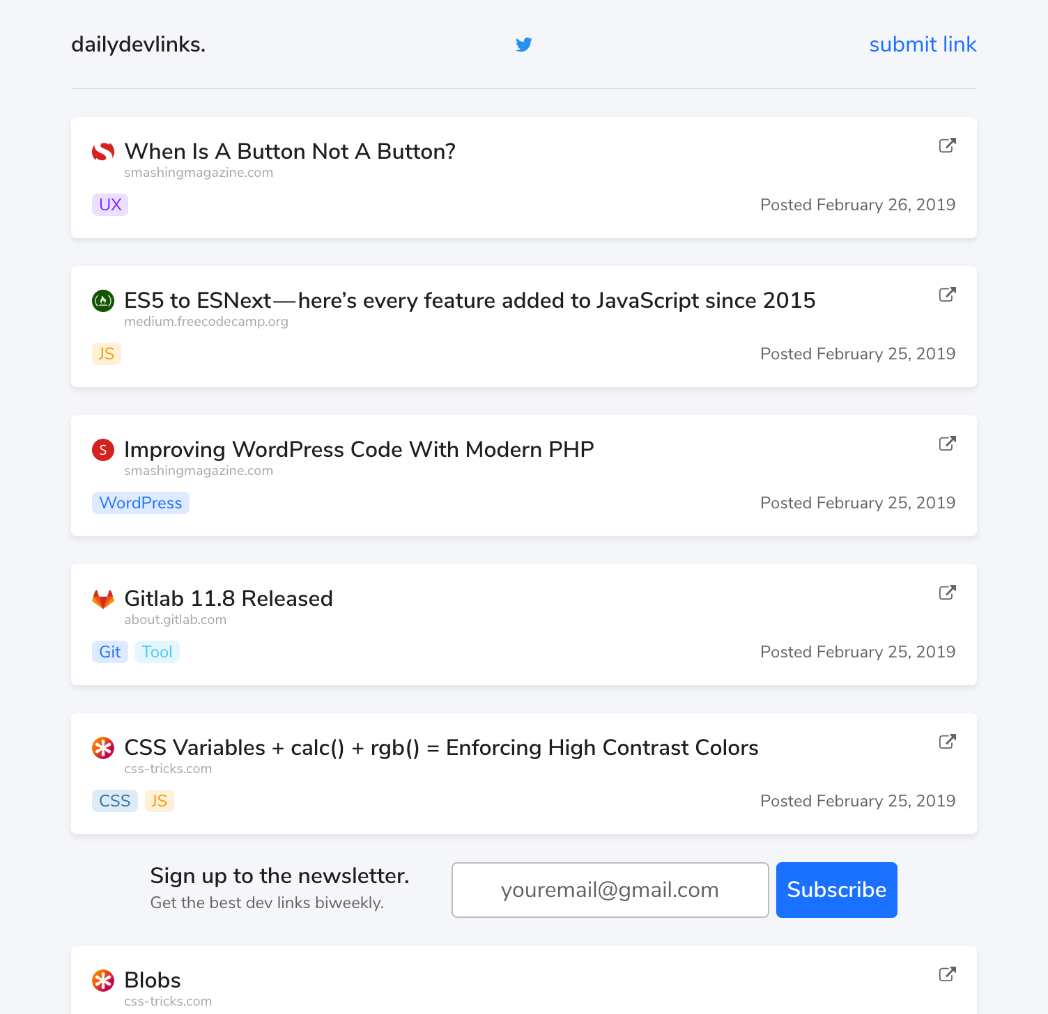 dailydevlinks. gallery image