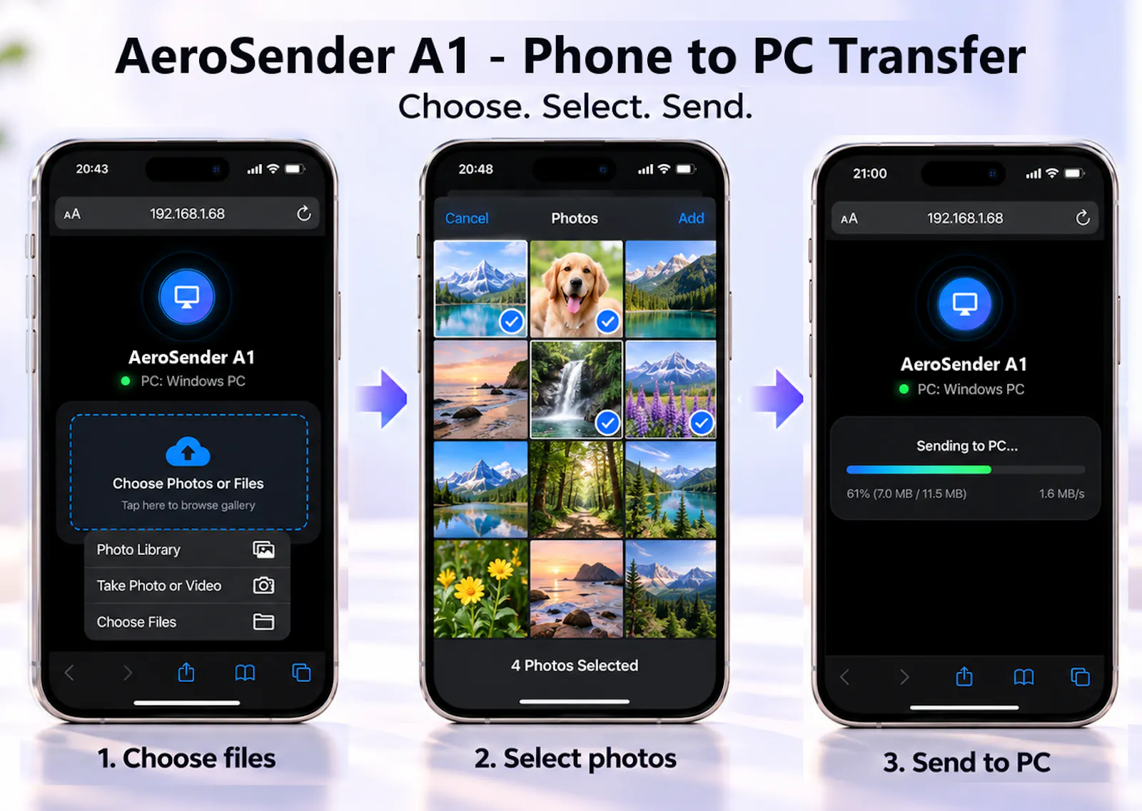 AeroSender A1 screenshot 4