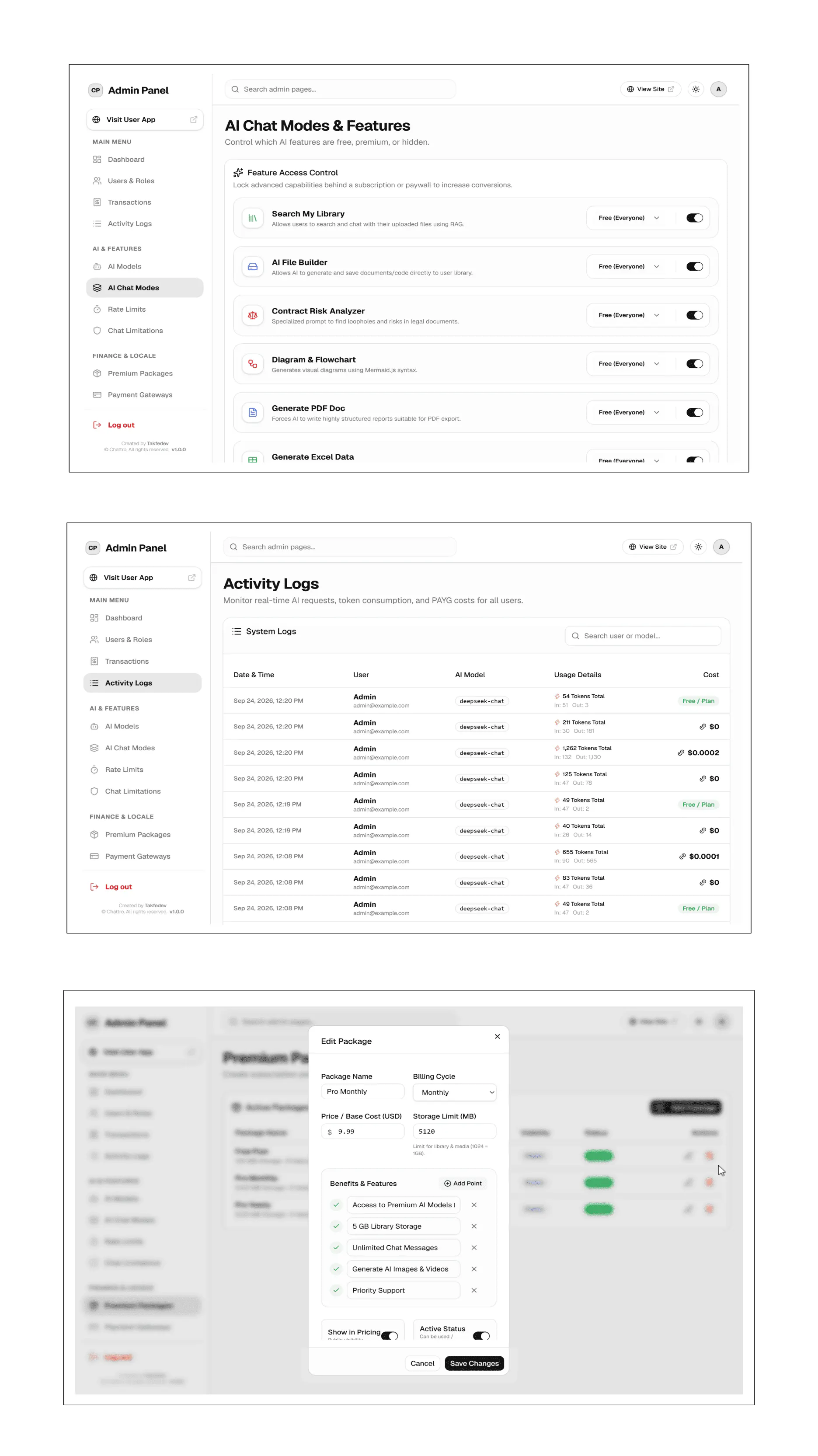 Chattro - Laravel AI Assistant SaaS gallery image