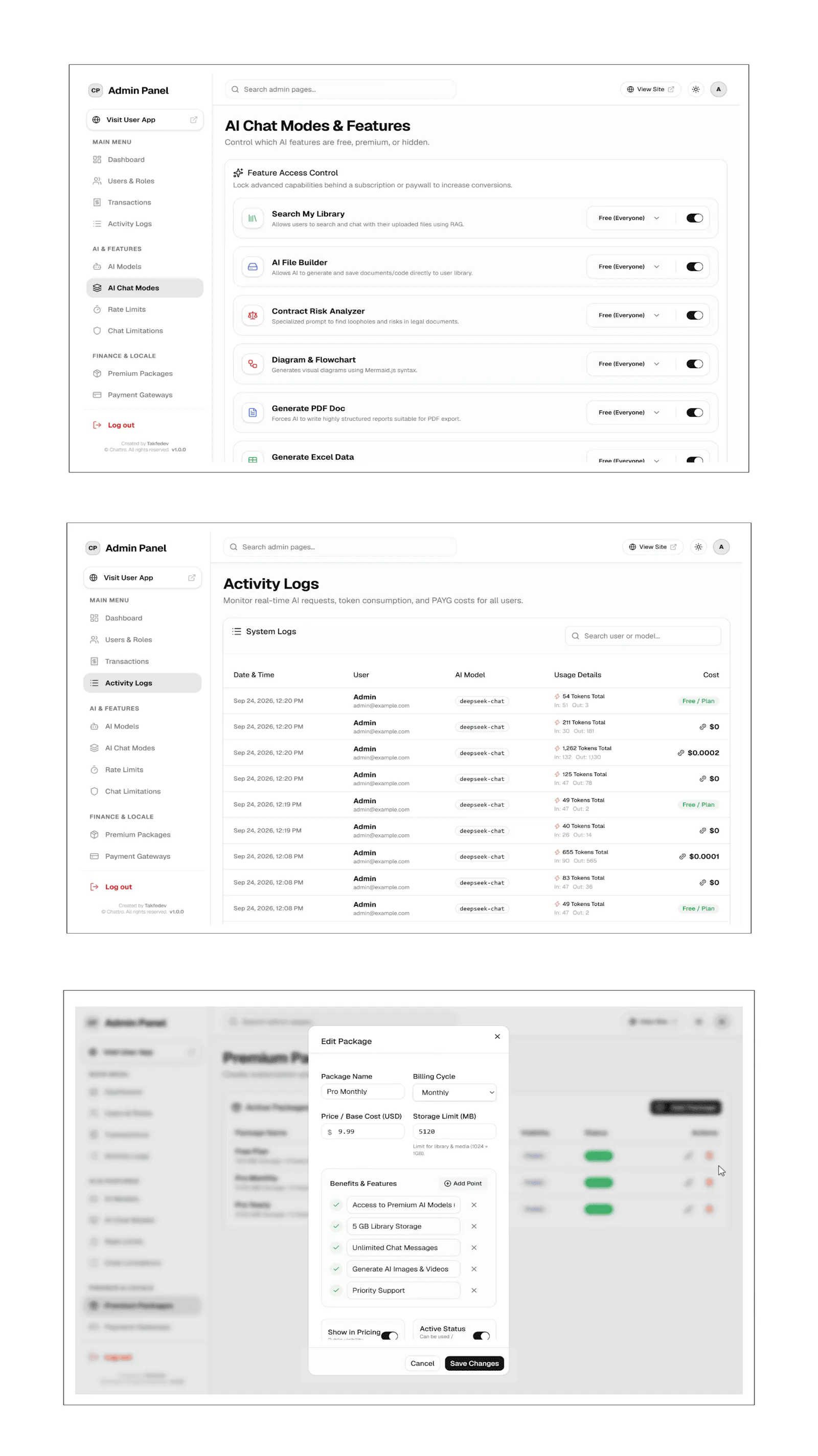 Chattro - Laravel AI Assistant SaaS screenshot 7