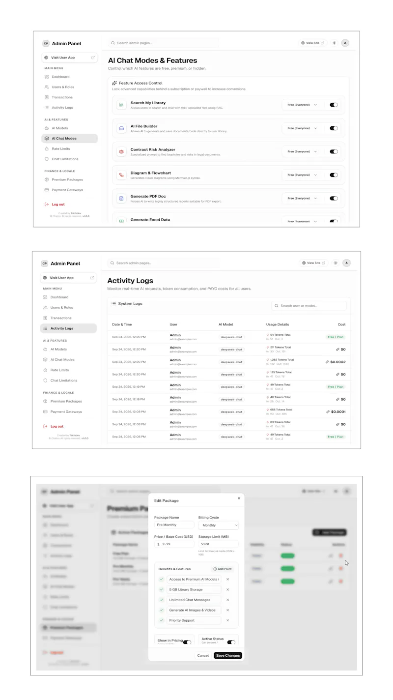 Chattro - Laravel AI Assistant SaaS screenshot 7