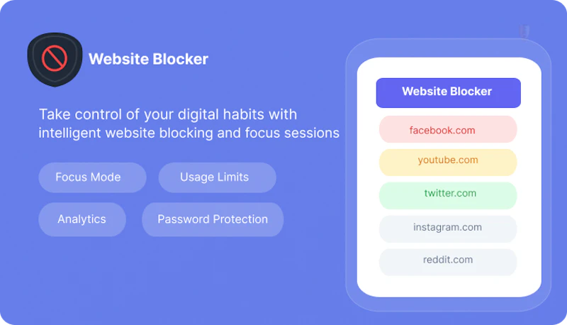 Website Blocker screenshot 1