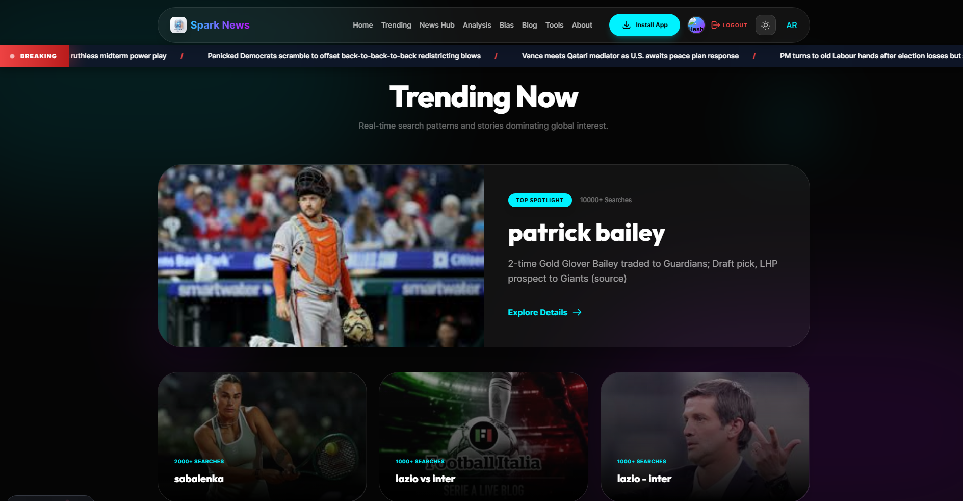 Spark News - AI Bias Checker gallery image