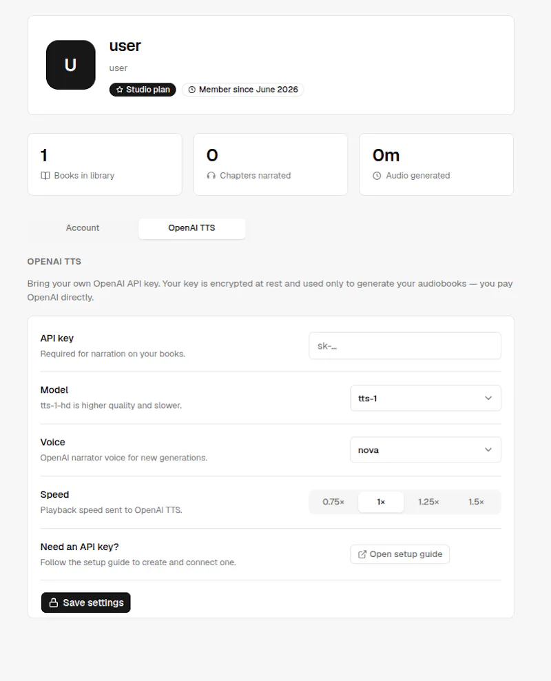EPUBAudio screenshot 3
