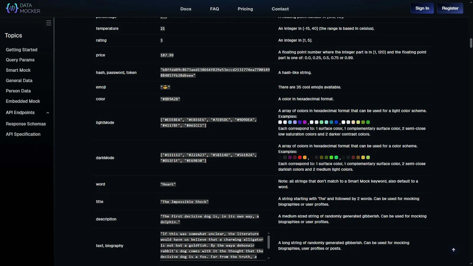 Data Mocker screenshot 3