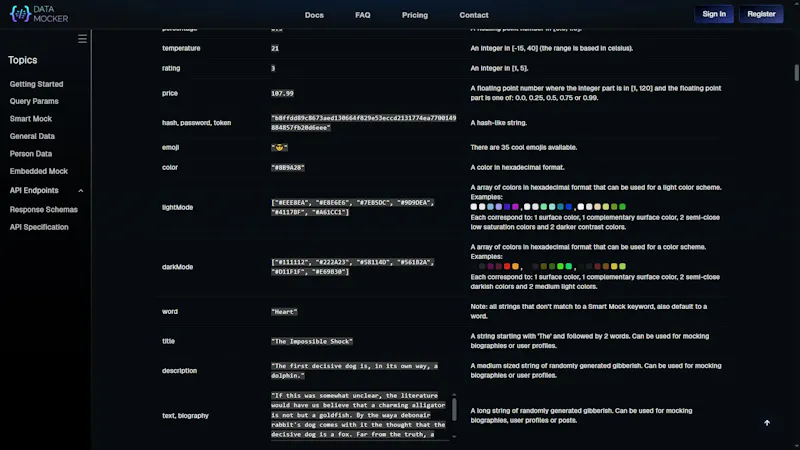 Data Mocker screenshot 3