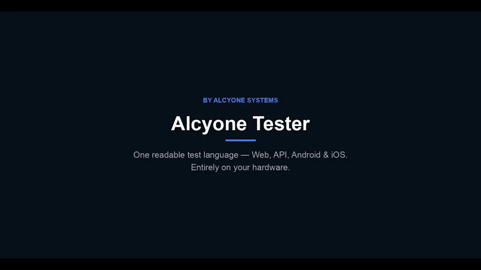 Tester by Alcyone screenshot 1 (video preview)