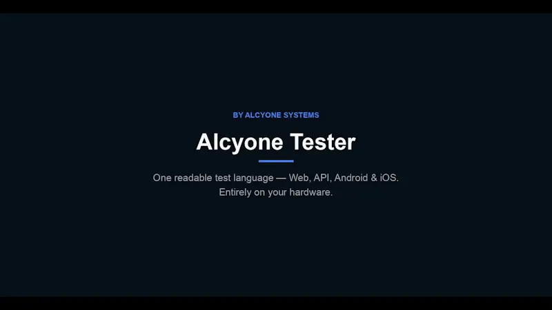Tester by Alcyone screenshot 1 (video preview)