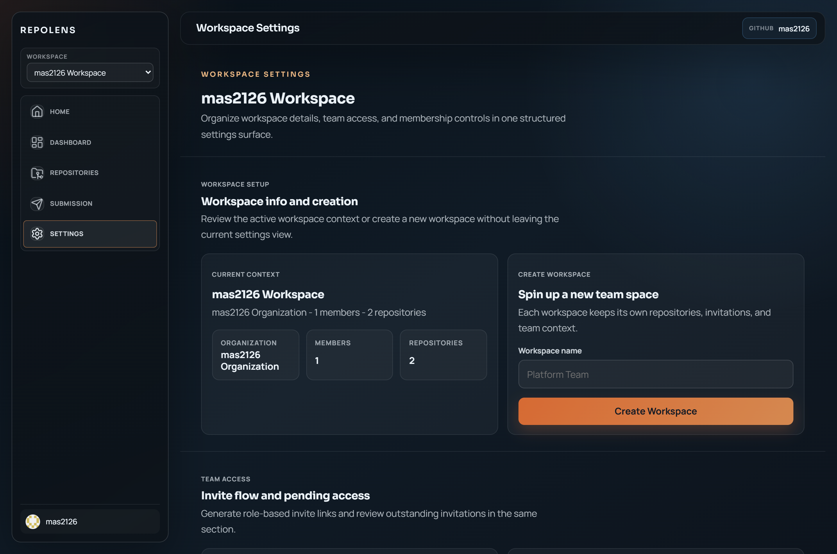 RepoLens - Screenshot 5 showing product features and functionality