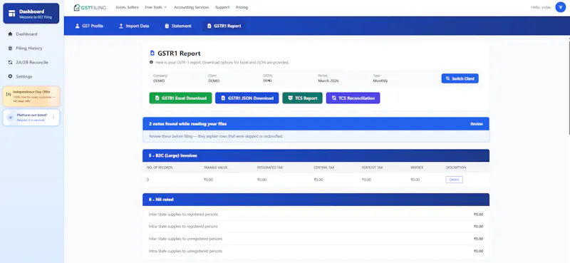 GSTFiling screenshot 3