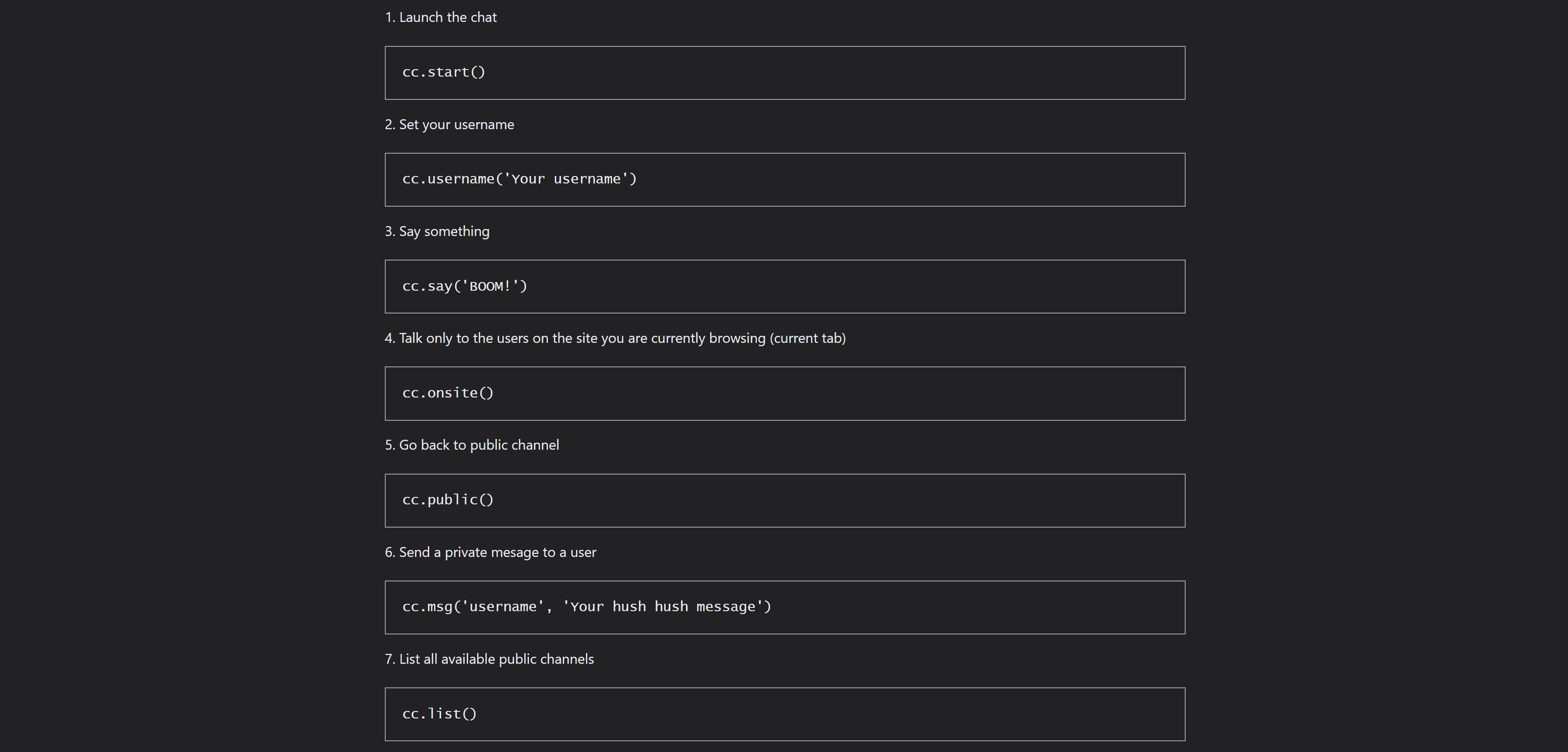 ConsoleChat.io gallery image