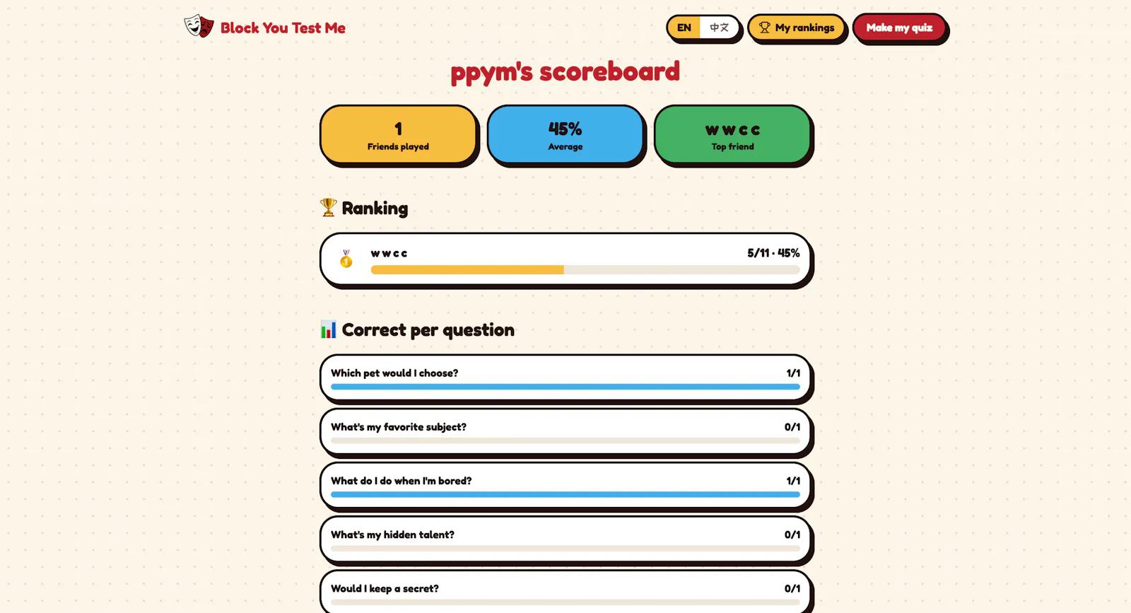 Block You Test Me screenshot 3