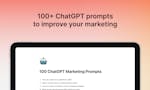 100 ChatGPT Marketing Prompts image