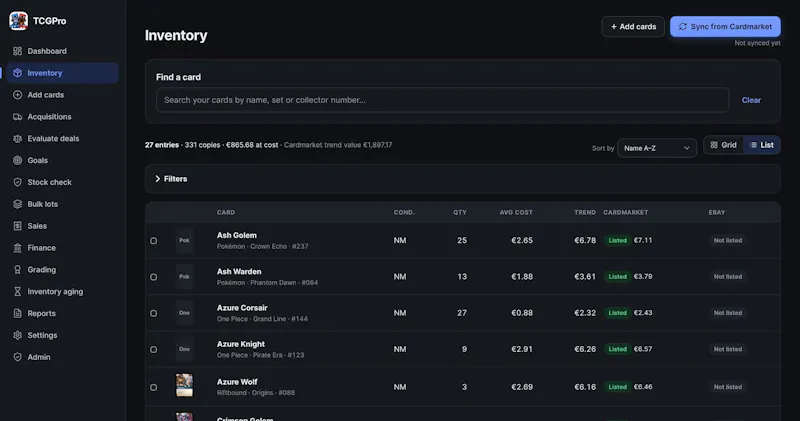 TCGPro screenshot 8