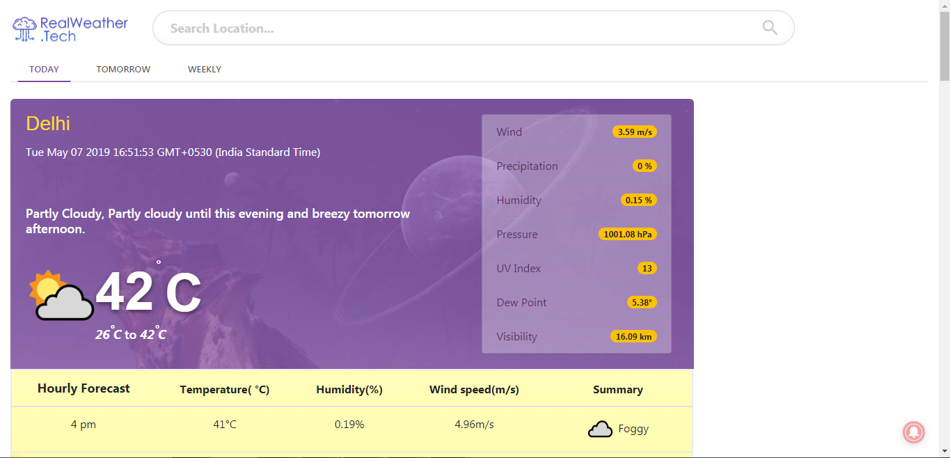 RealWeather.Tech gallery image