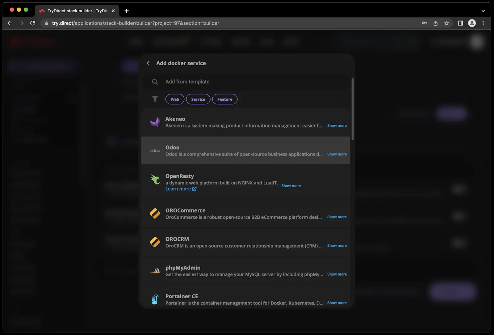 TryDirect screenshot 3
