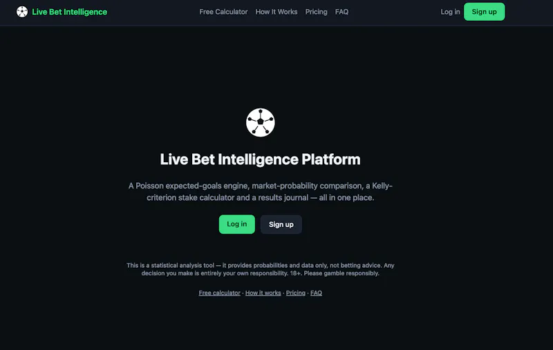 Live Bet Intelligence screenshot 1