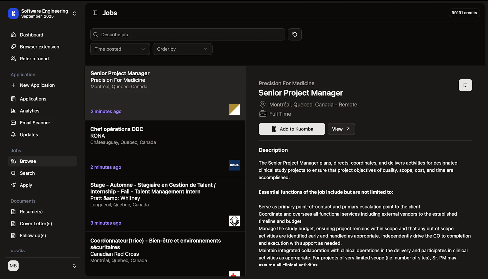 Kuomba screenshot 4