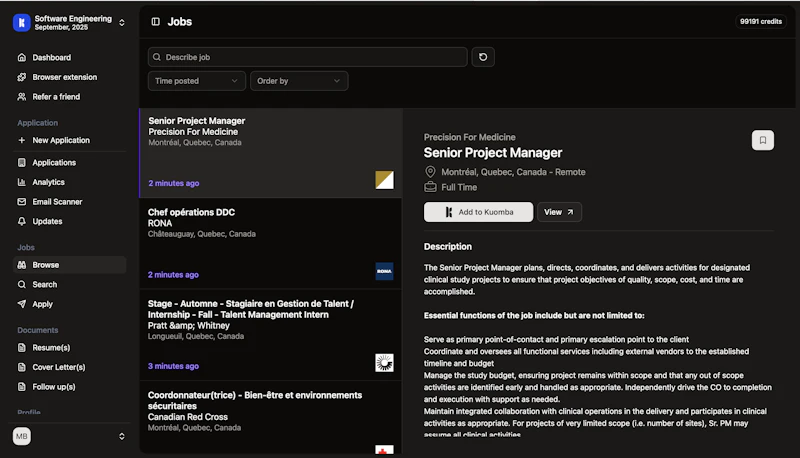 Kuomba screenshot 4