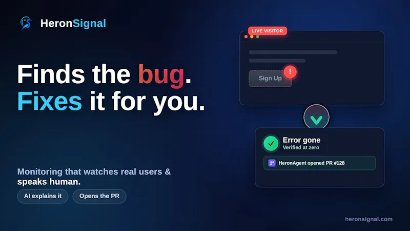 HeronSignal screenshot 1 (video preview)